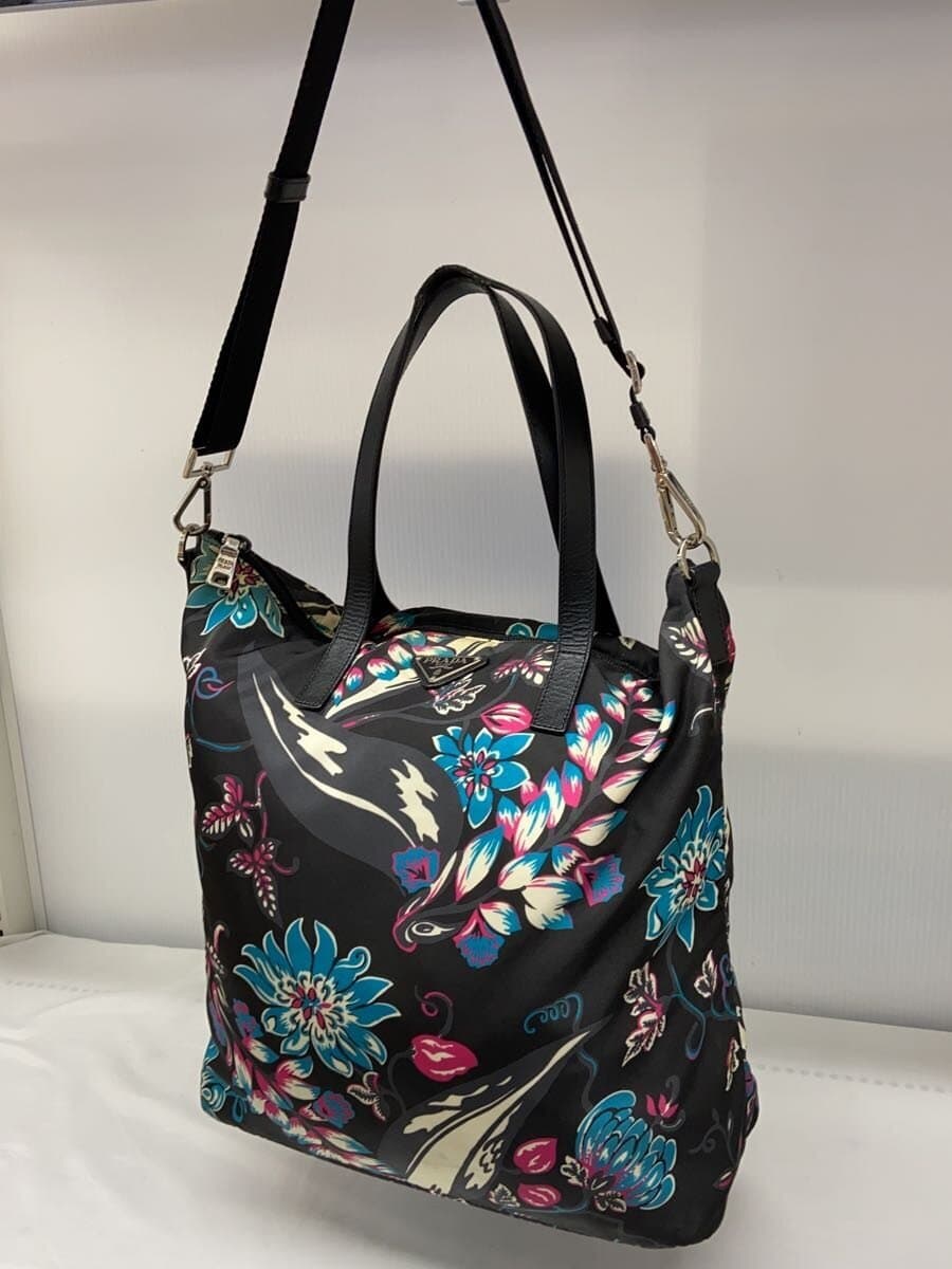 PRADA tote bag nylon multicolor 2