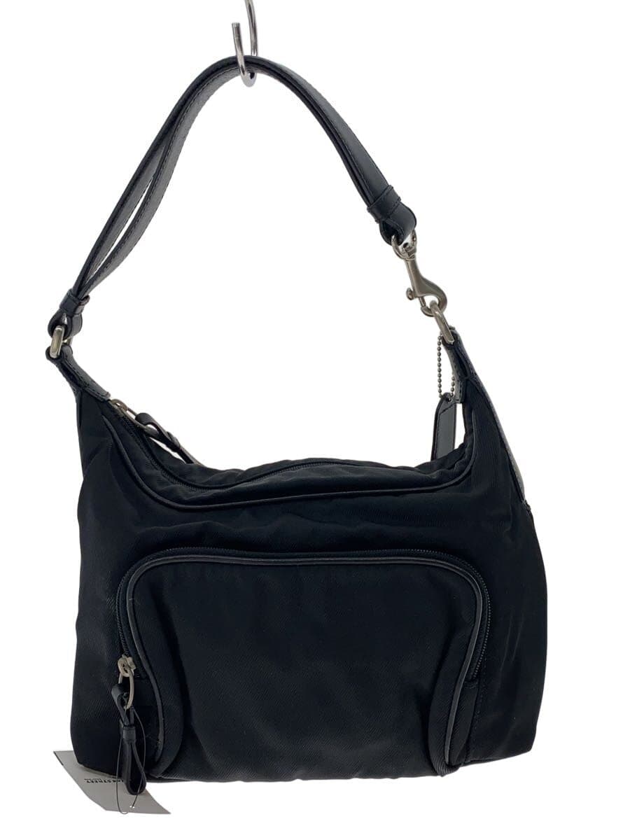 COACH Handbag Nylon BLK Solid 7430