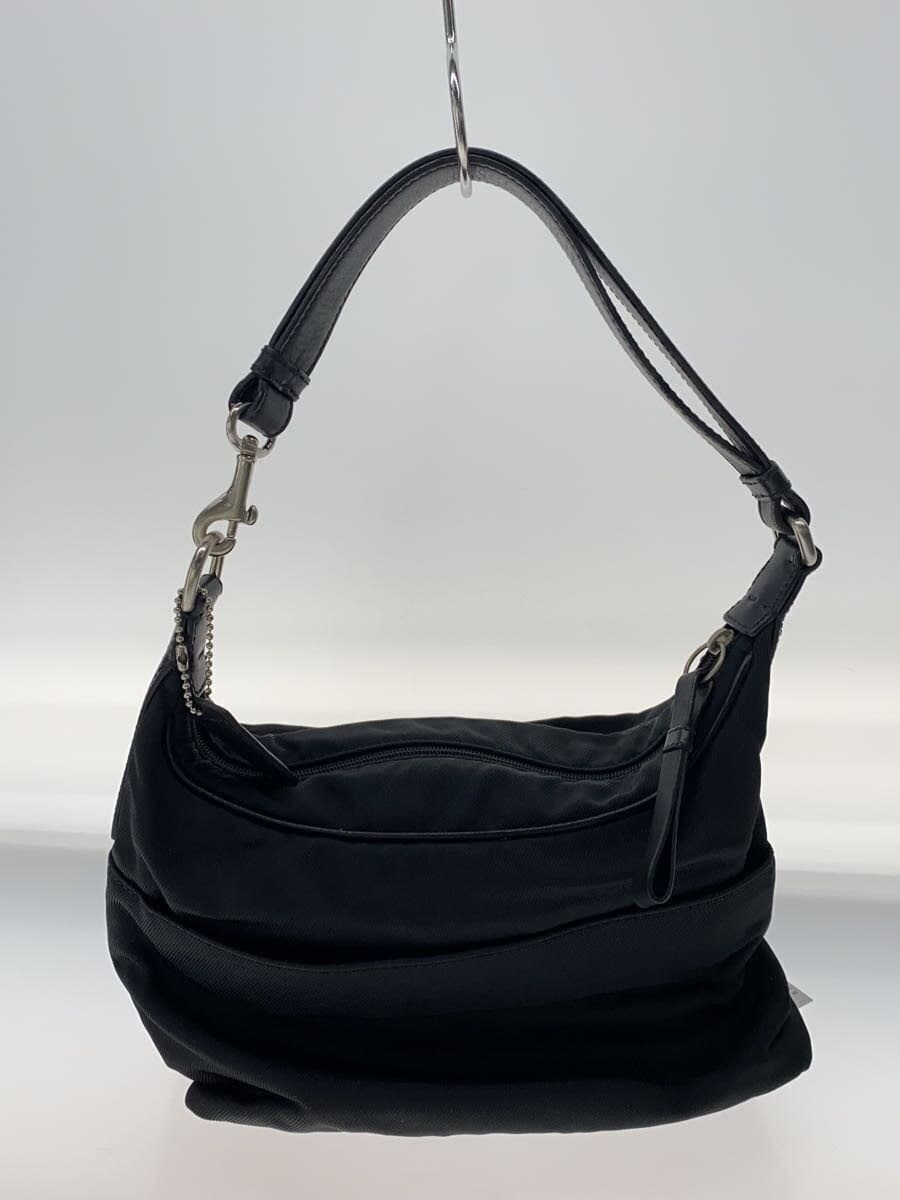 COACH Handbag Nylon BLK Solid 7430 3