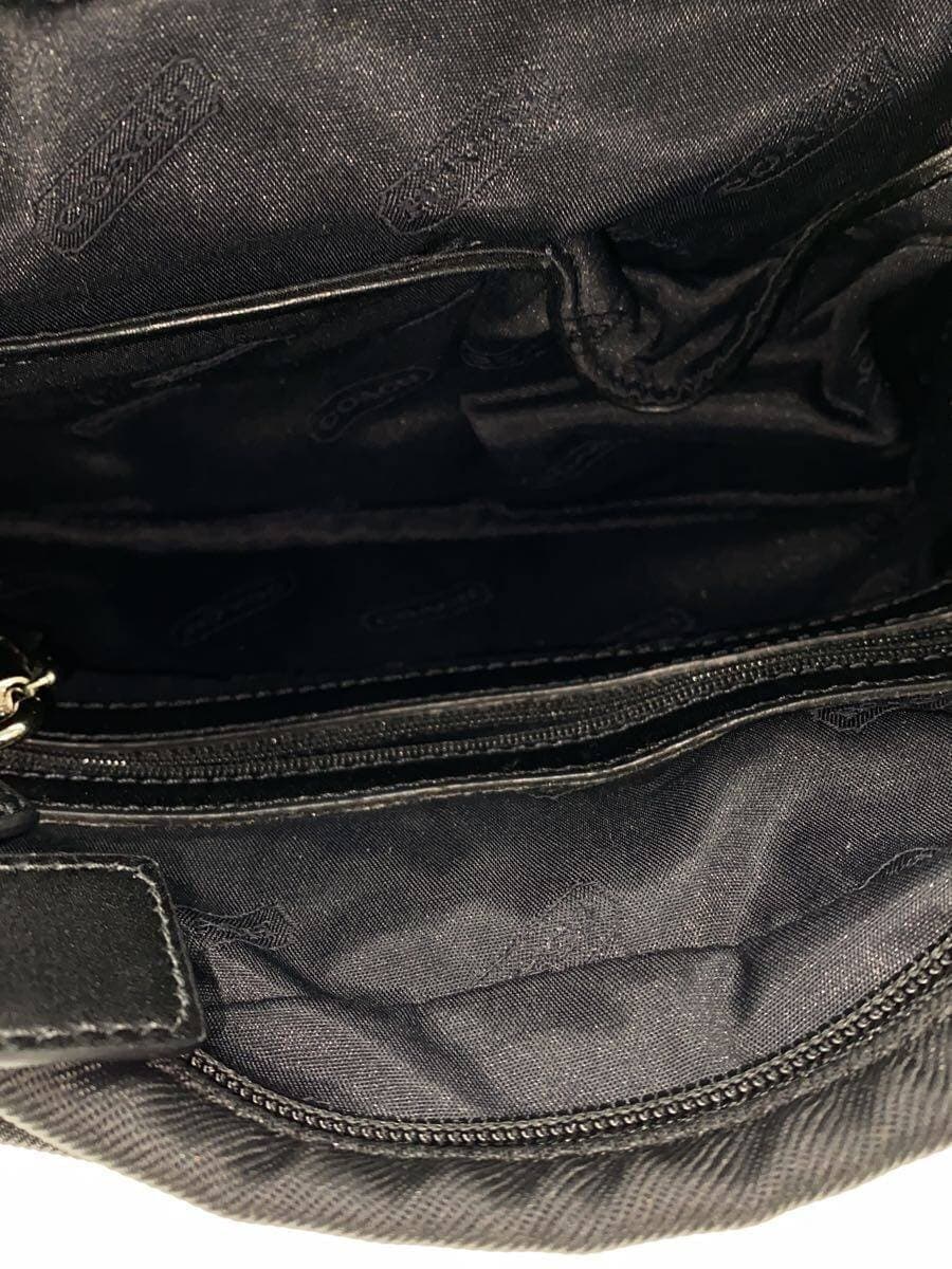 COACH Handbag Nylon BLK Solid 7430 6