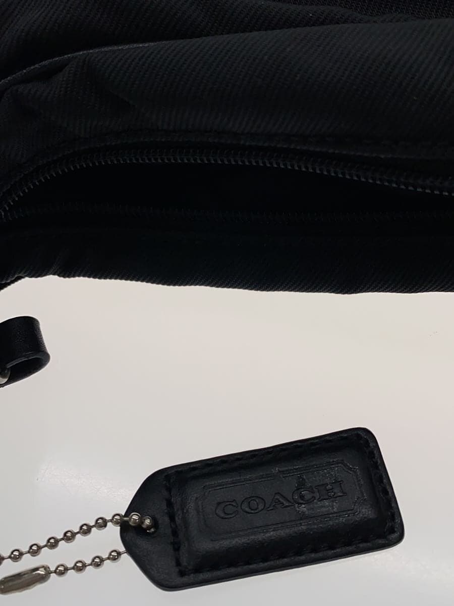 COACH Handbag Nylon BLK Solid 7430 7