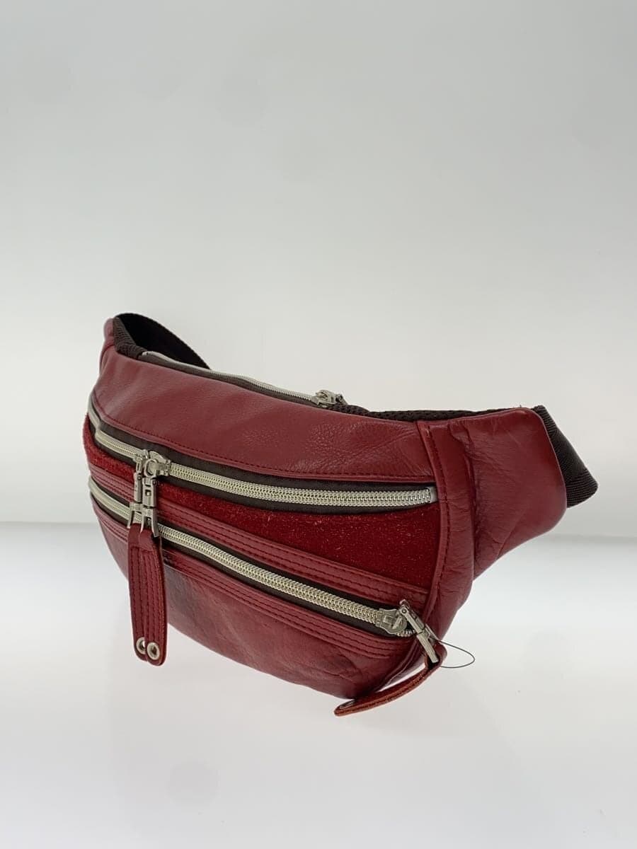 MASTERPIECE Shoulder Bag Leather RED 2