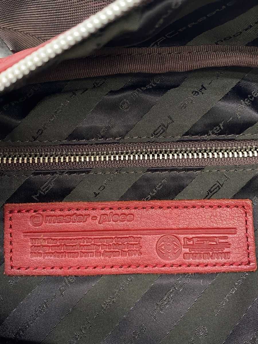 MASTERPIECE Shoulder Bag Leather RED 5