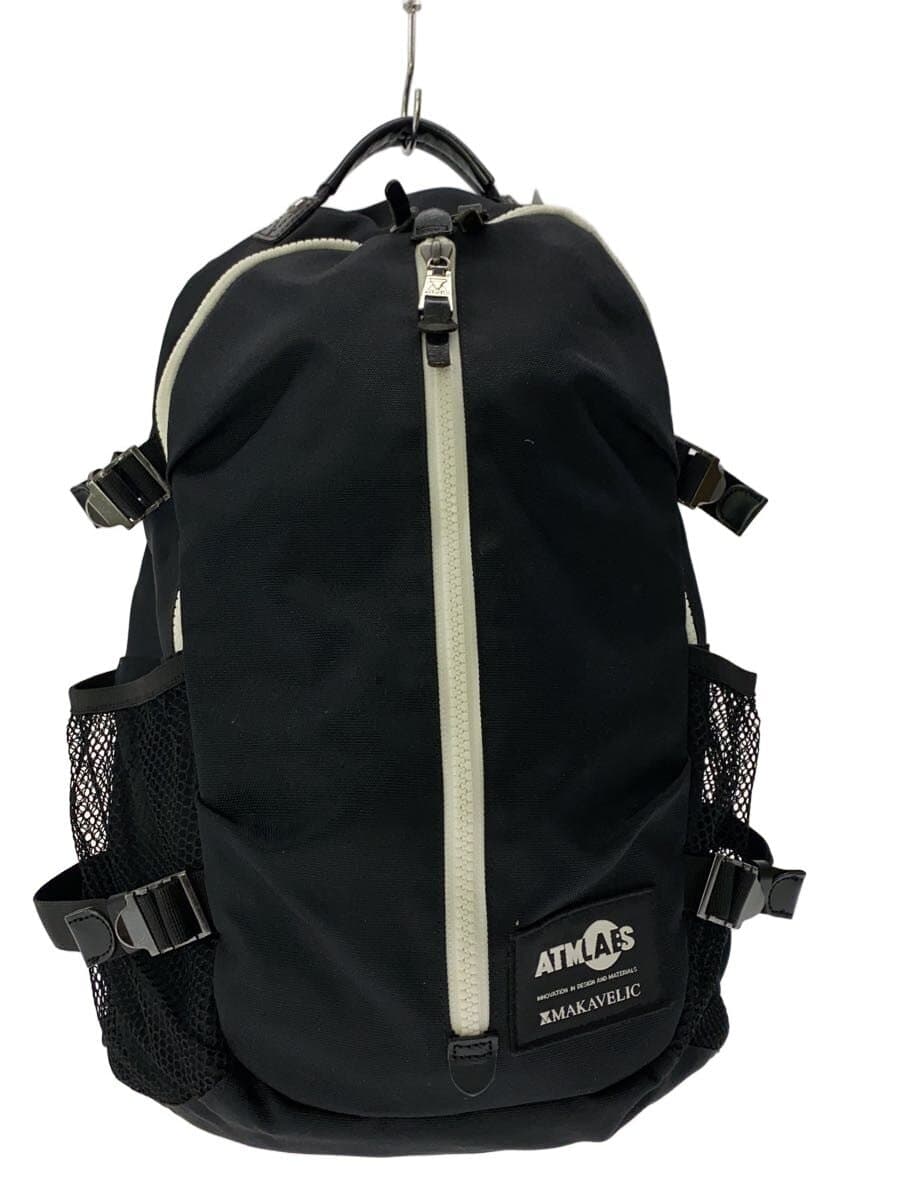 MAKAVELIC × ATMOS Backpack Polyester Black Plain