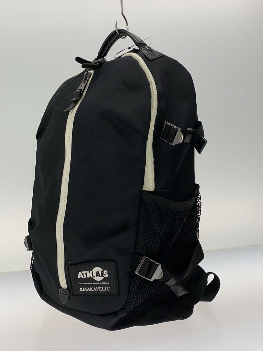 MAKAVELIC × ATMOS Backpack Polyester Black Plain 2