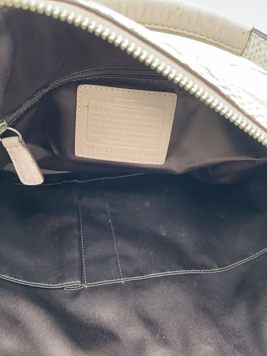 COACH Handbag Leather PNK Solid 99999 6