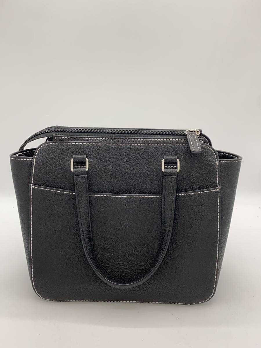 agnes b. Shoulder Bag Leather BLK 0AS04M-01 3