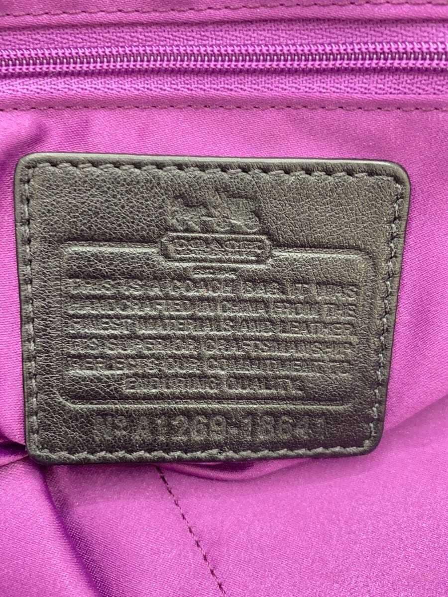 COACH Lindsey Satchel_Madison Leather BLK 5