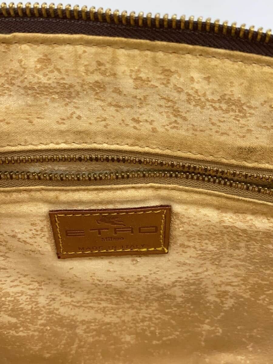 ETRO Handbag PVC BRW All Over Pattern 5