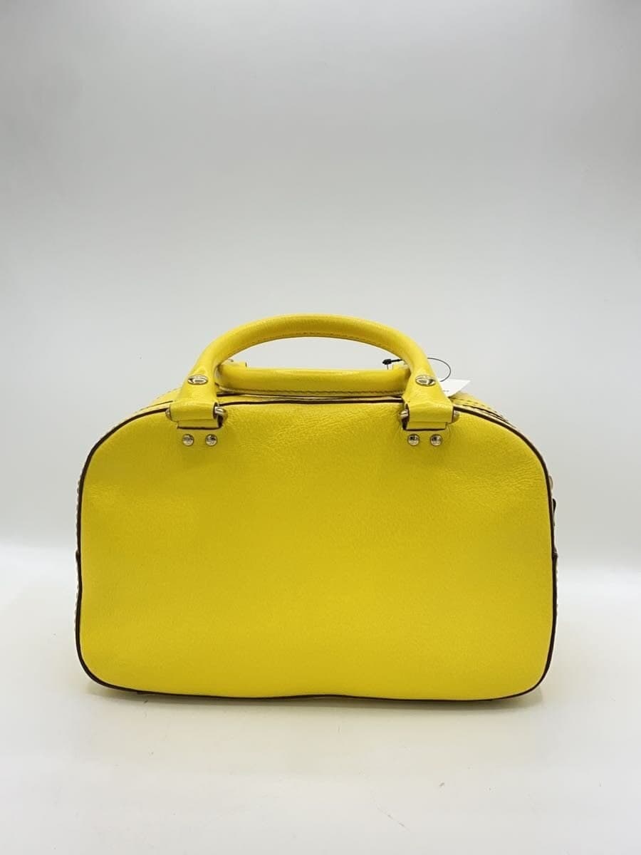 kate spade new york Handbag Leather YLW 3