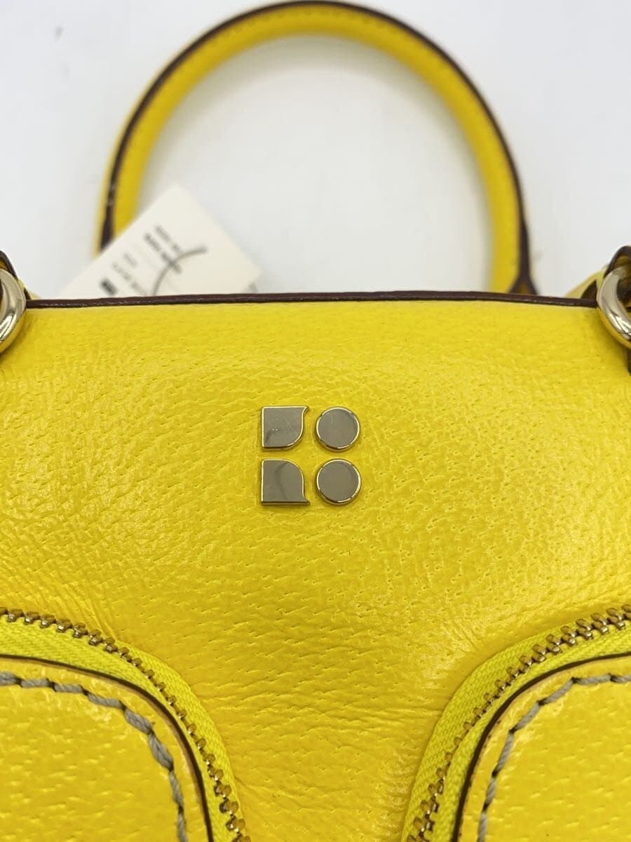 kate spade new york Handbag Leather YLW 5