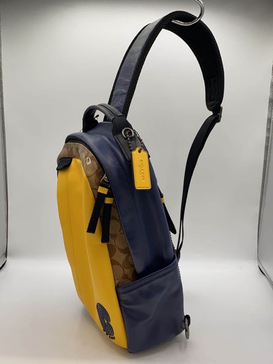 COACH Shoulder Bag PVC Multicolor All Over Pattern 2