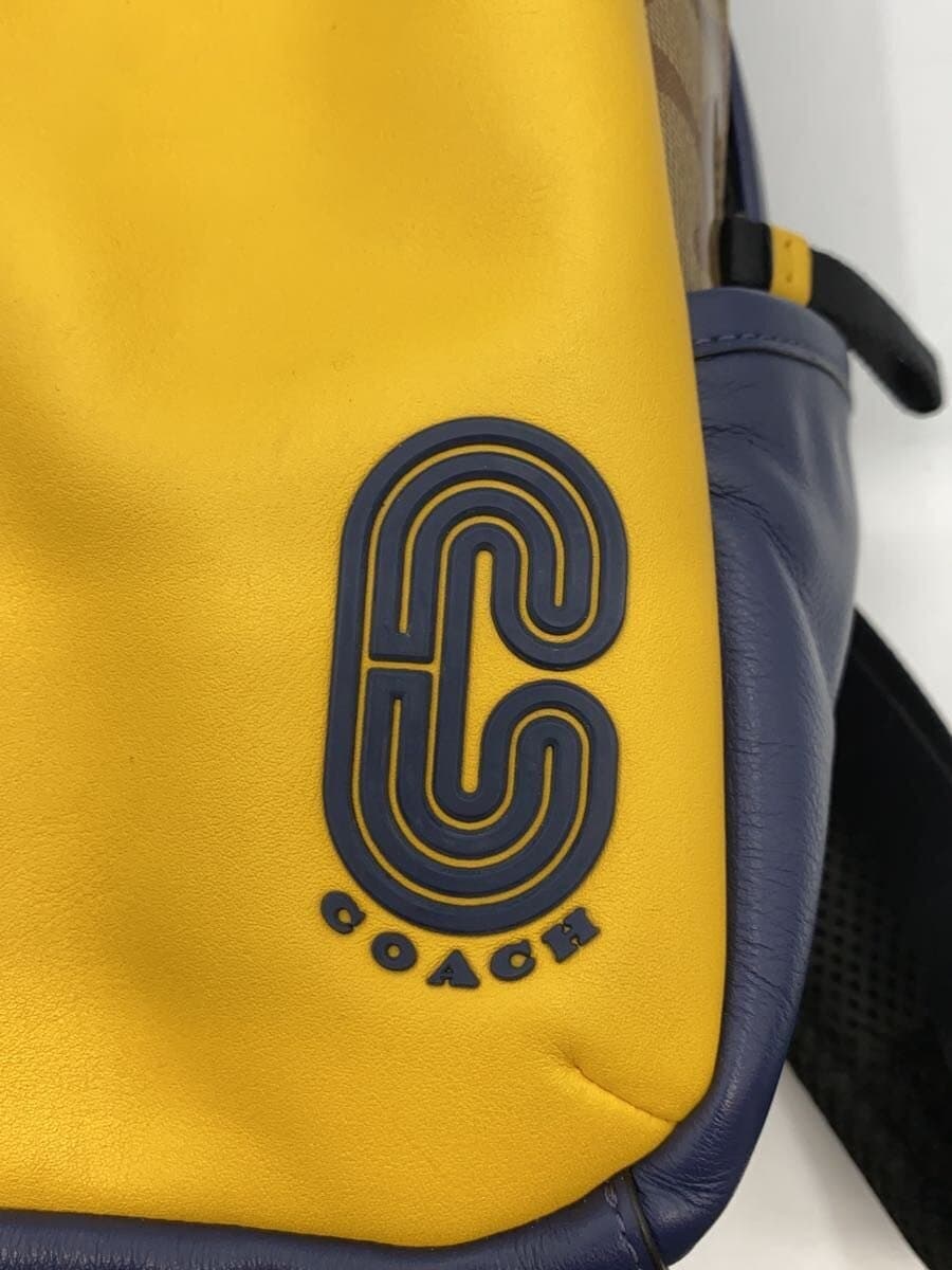 COACH Shoulder Bag PVC Multicolor All Over Pattern 5