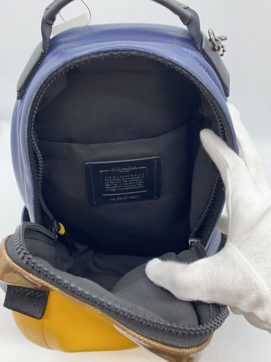 COACH Shoulder Bag PVC Multicolor All Over Pattern 6