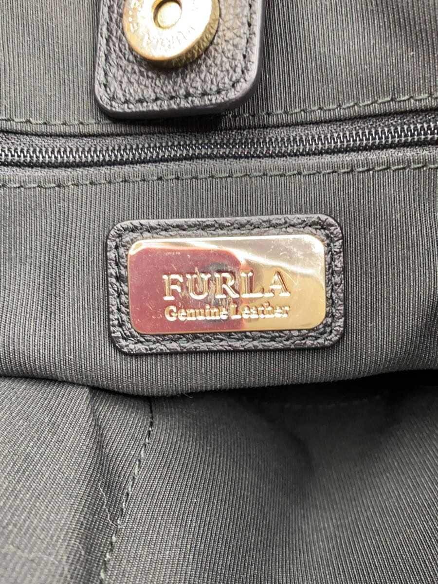 FURLA shoulder bag leather black 26737 7