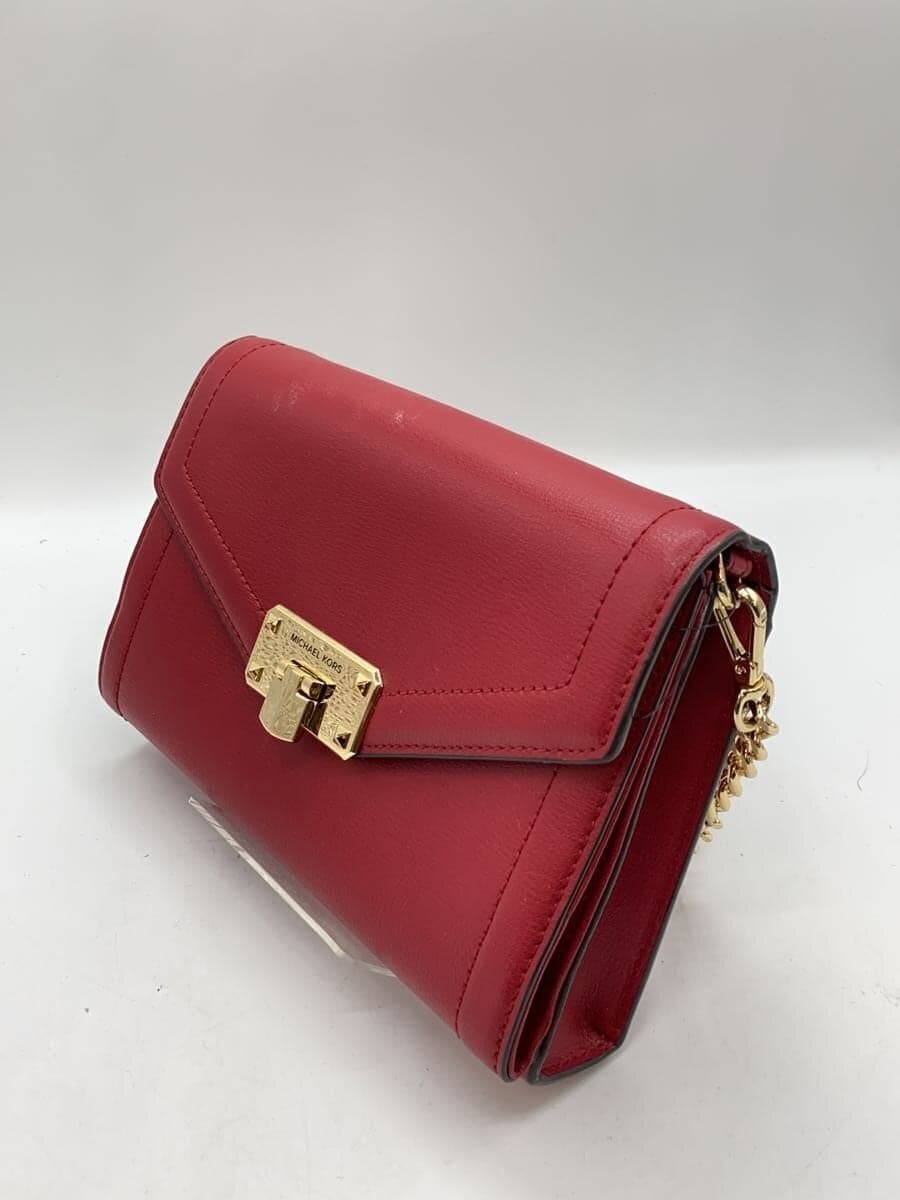 MICHAEL KORS Shoulder Bag Leather RED 35S9GYKS6L 2
