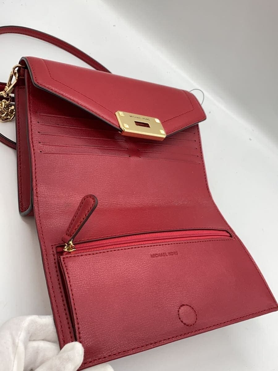 MICHAEL KORS Shoulder Bag Leather RED 35S9GYKS6L 7