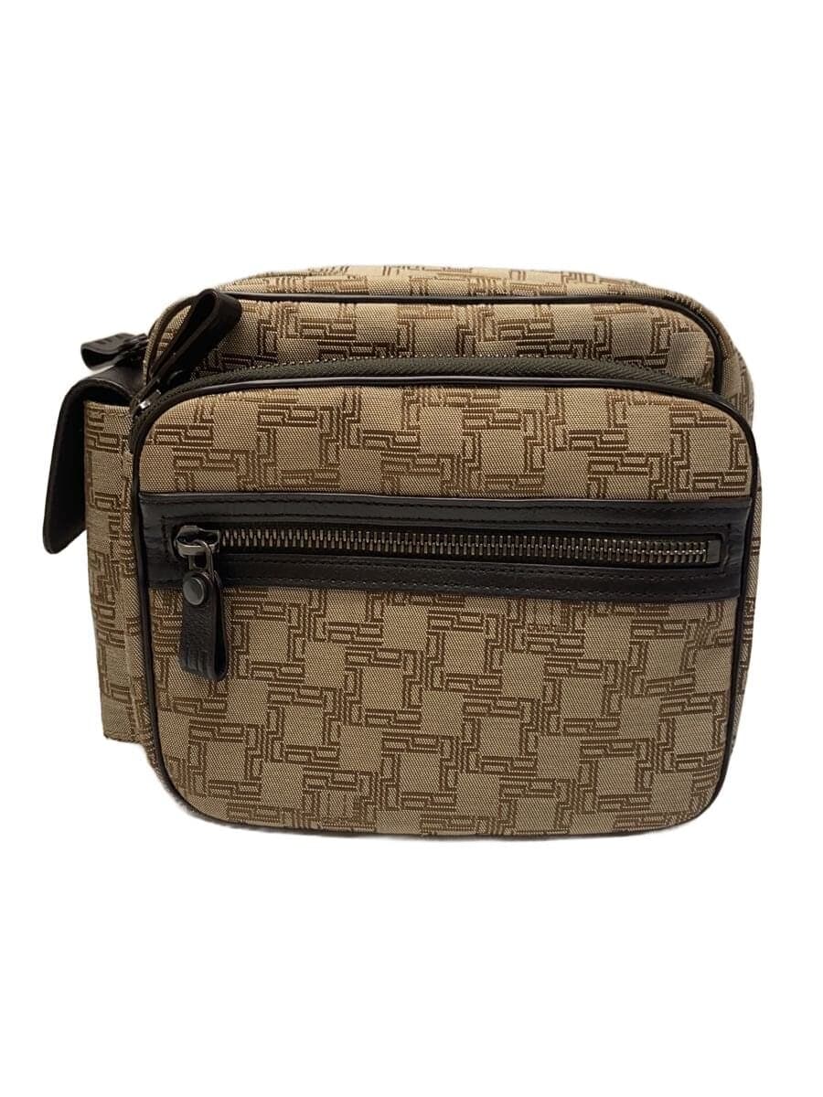 dunhill Body Bag Waist Bag Canvas BEG All Over Pattern Dust Bag