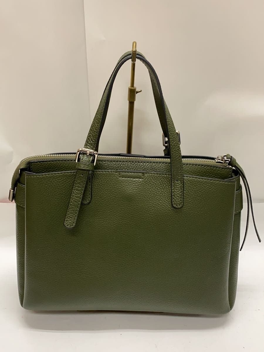 BARCOS Shoulder Bag Leather GRN 2-Way 3