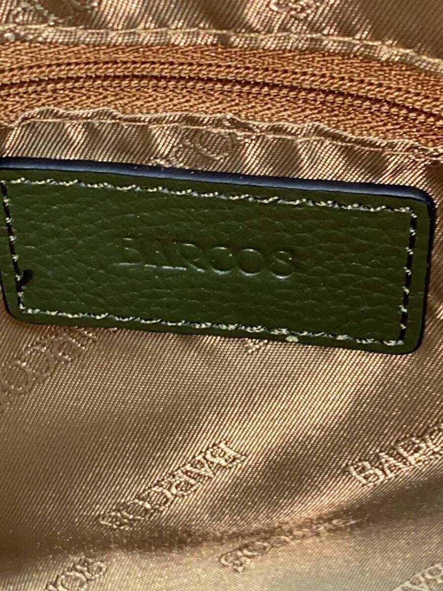 BARCOS Shoulder Bag Leather GRN 2-Way 5