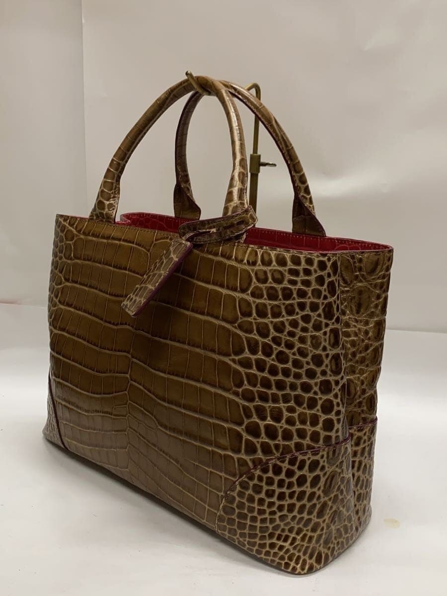 COCOCELUX GOLD Tote Bag Leather BRW 2