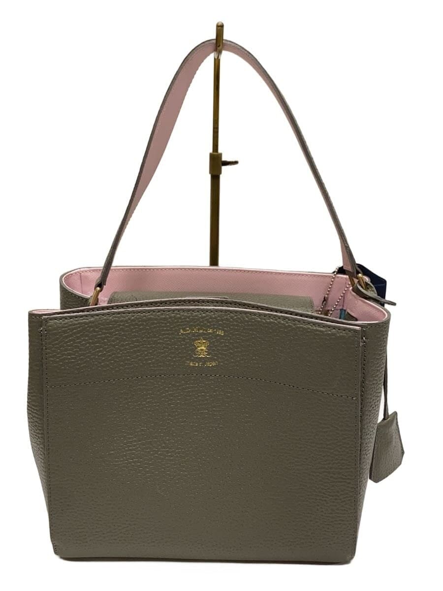 A.D.M.J. Shoulder Bag Leather GRY