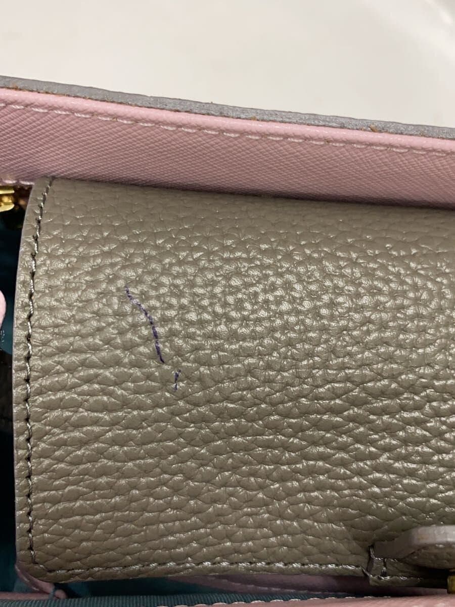 A.D.M.J. Shoulder Bag Leather GRY 7