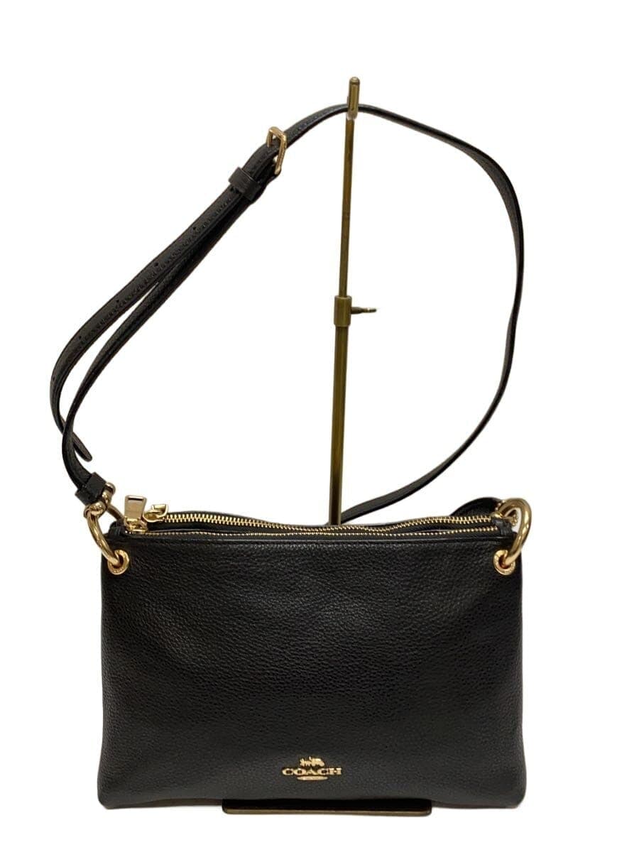 COACH Mia Crossbody - Black Leather BLK Solid F76645 F76645 IMBLK