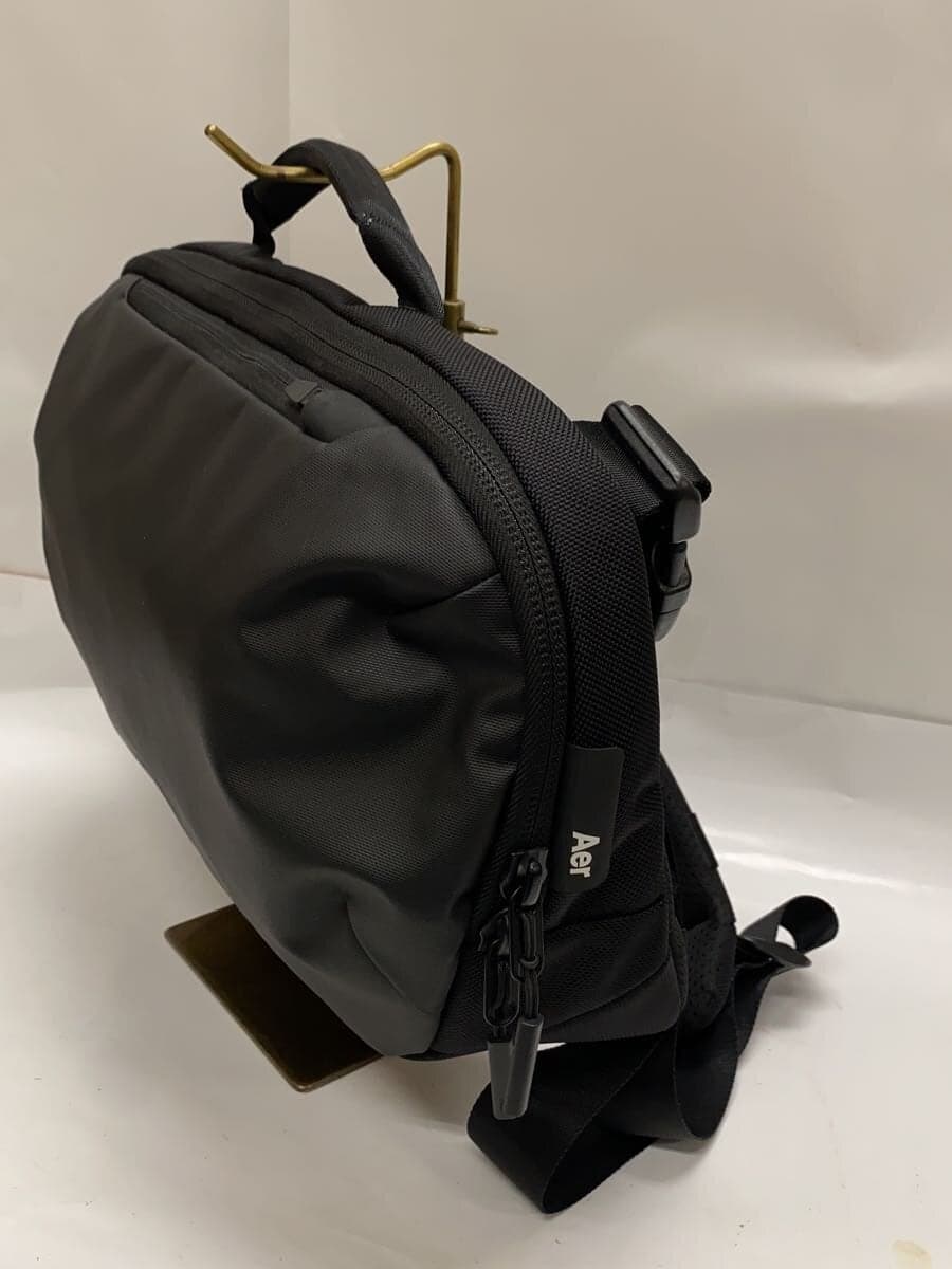 AER Shoulder Bag Nylon Black Plain AER31017 2