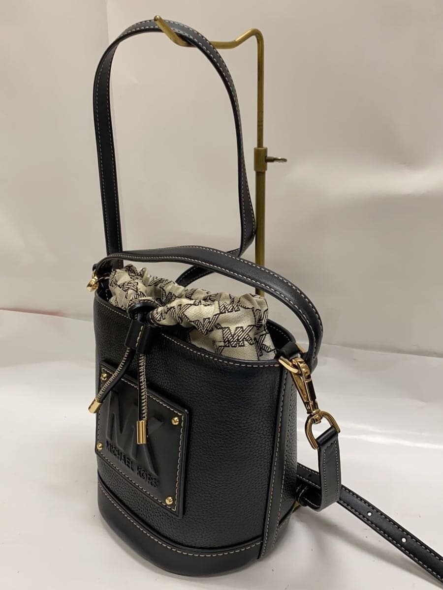 MICHAEL KORS Shoulder Bag Leather BLK 35T2G7KM8L 2WAY 2