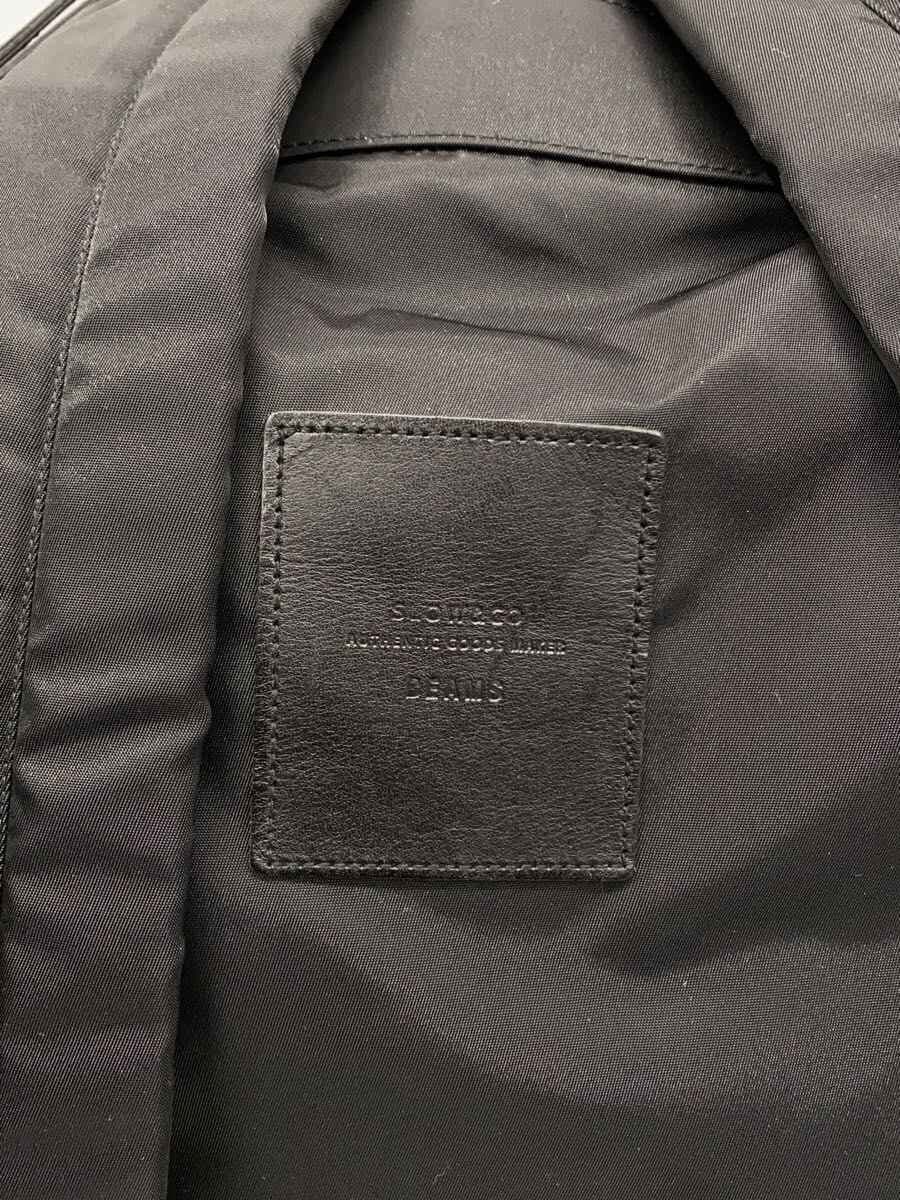 SLOW x BEAMS Backpack Nylon BLK Solid 5