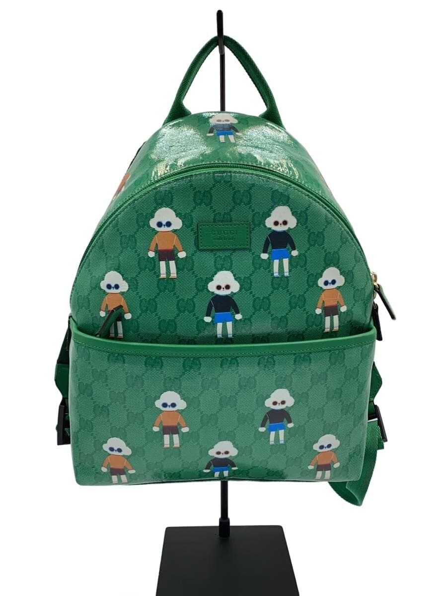 GUCCI Backpack PVC GRN All Over Pattern 782708