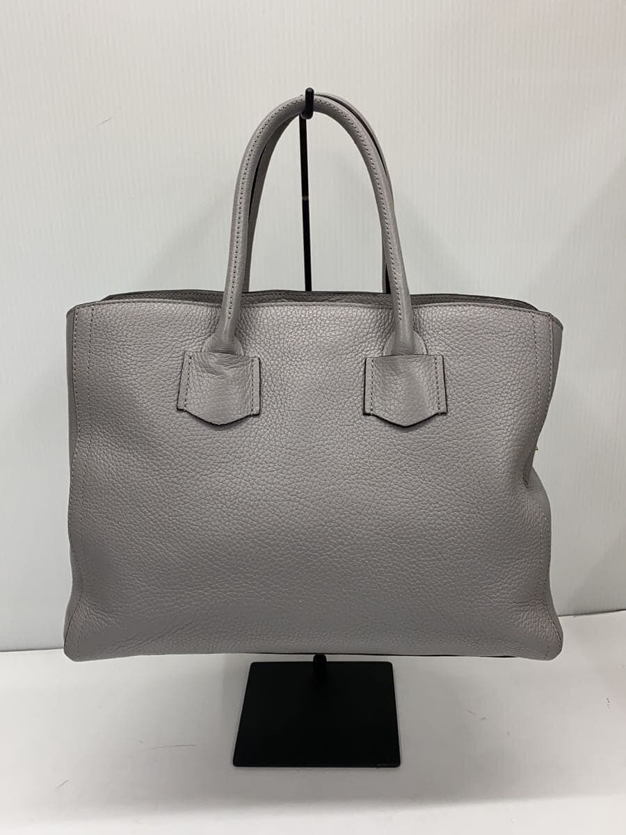 FURLA Handbag Leather GRY 3