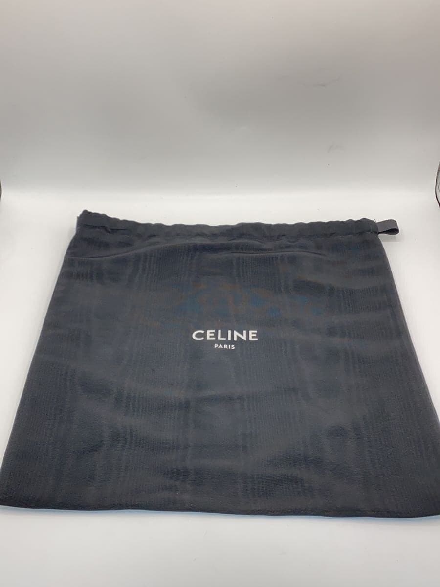 CELINE Handbag Leather BEG Solid 7