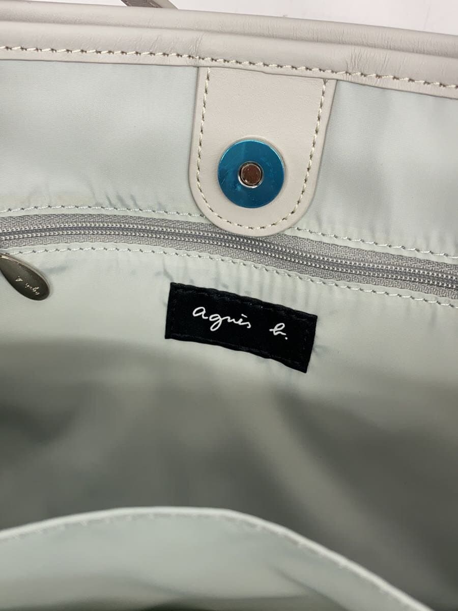 agnes b. Tote Bag Nylon PNK 5