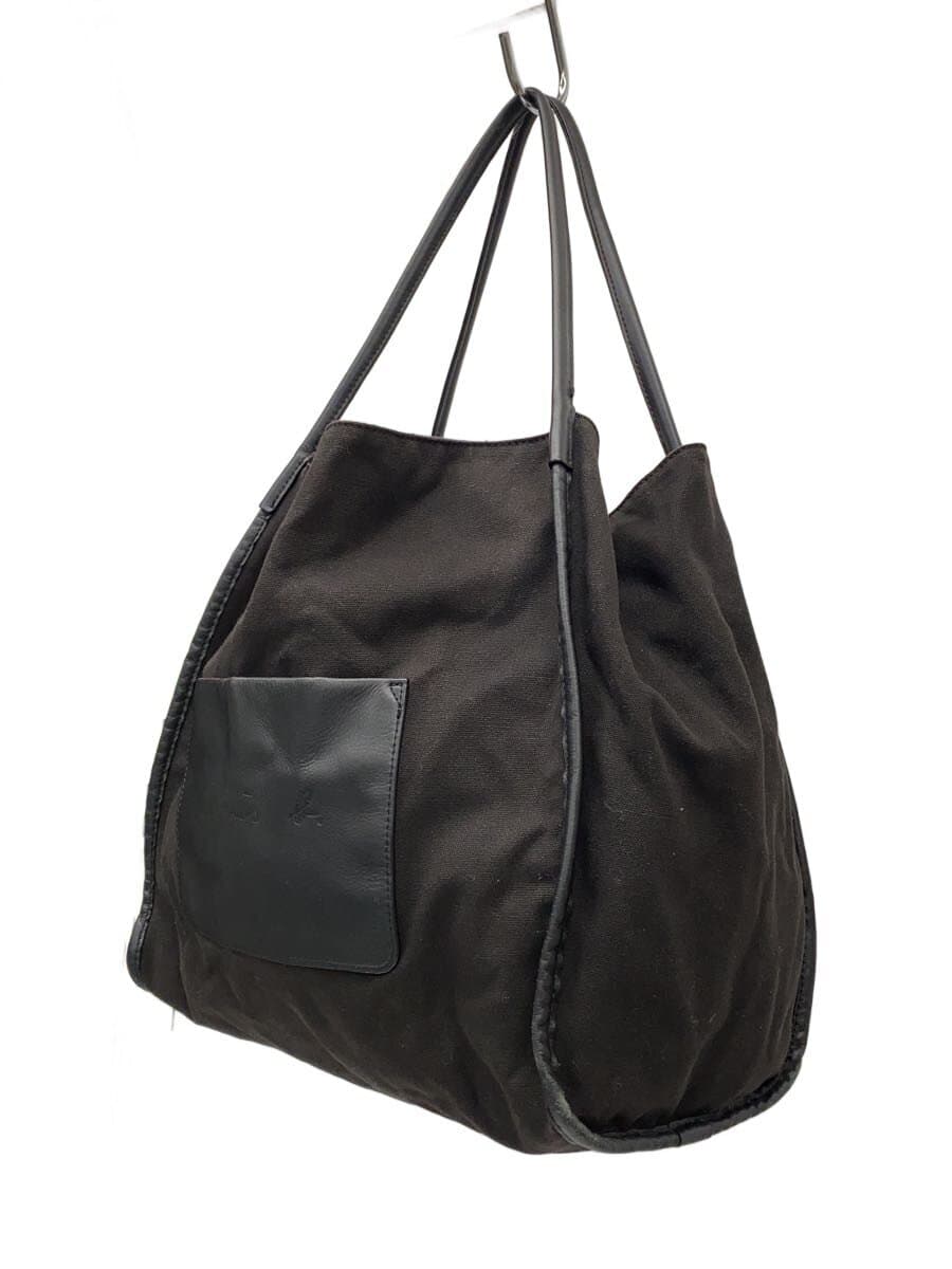 agnes b. Tote Bag Canvas BLK 2