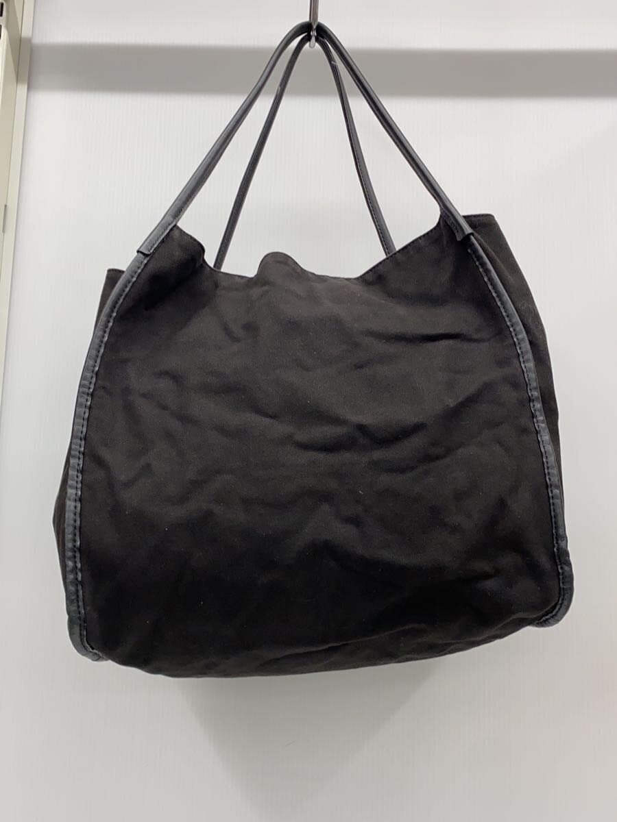 agnes b. Tote Bag Canvas BLK 3