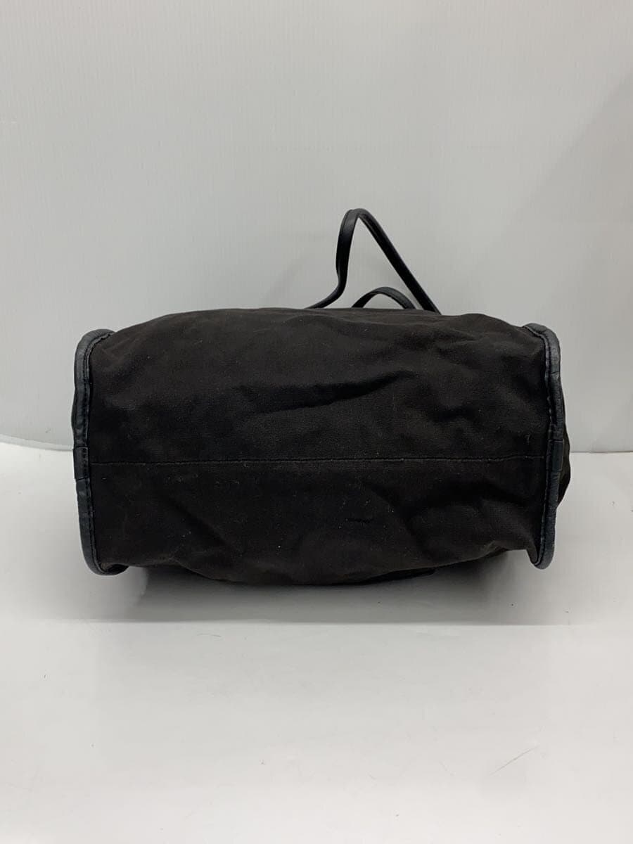 agnes b. Tote Bag Canvas BLK 4