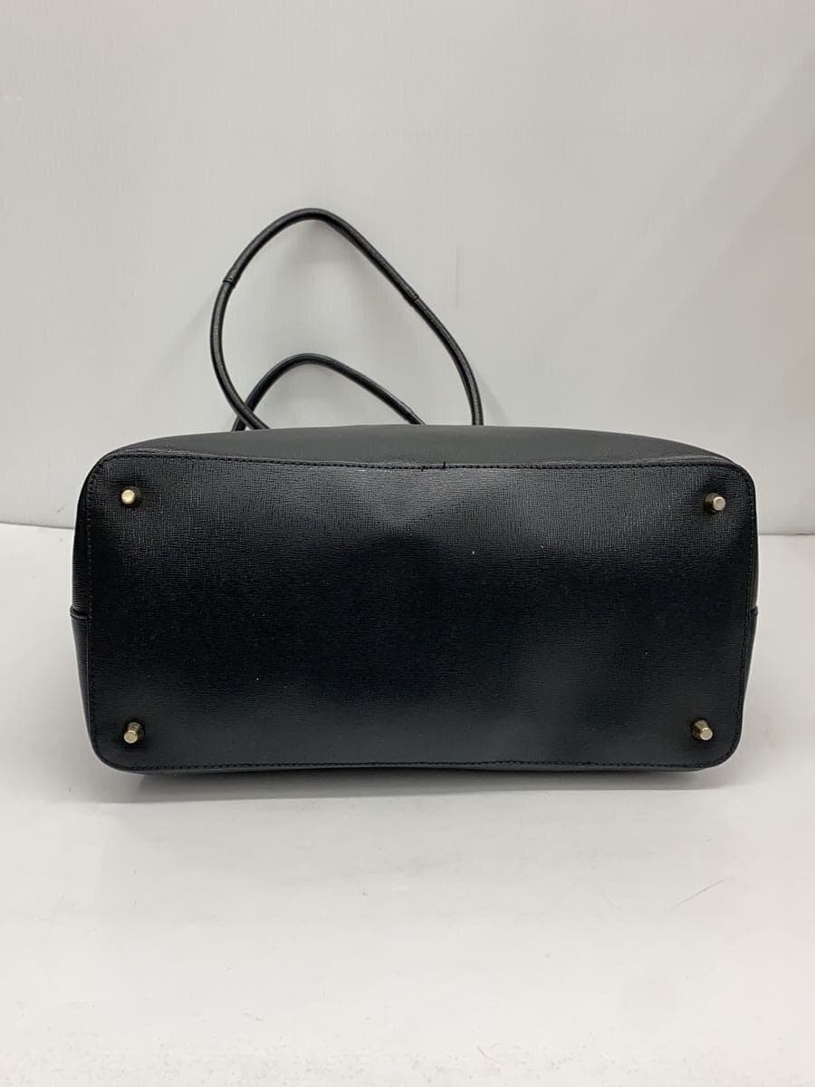 FURLA Handbag Leather BLK 4