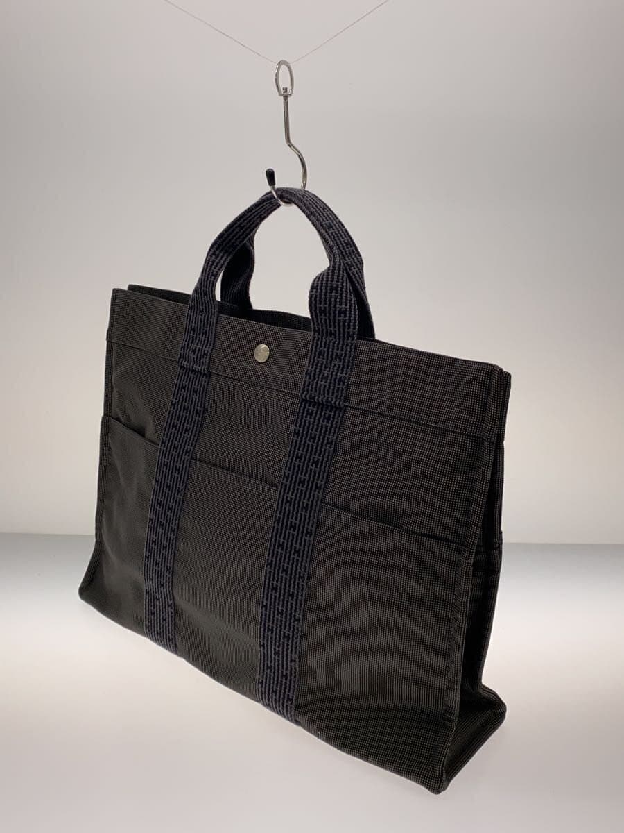 HERMES Tote Bag Polyester Gray 2