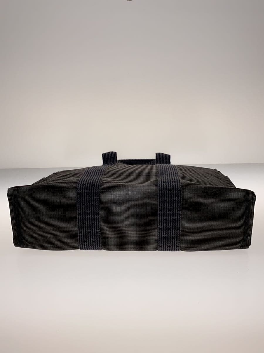 HERMES Tote Bag Polyester Gray 4