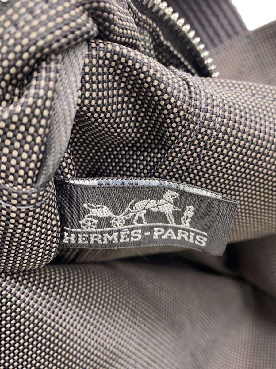 HERMES Tote Bag Polyester Gray 5