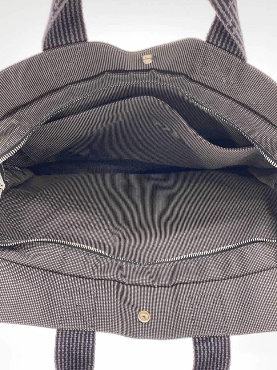 HERMES Tote Bag Polyester Gray 6
