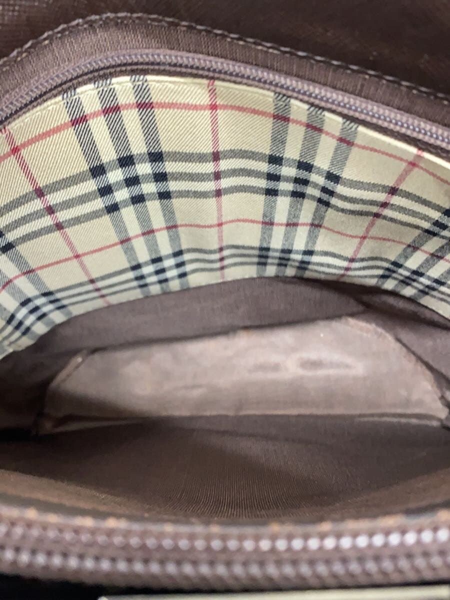 BURBERRY Tote Bag Leather BLK Solid 6