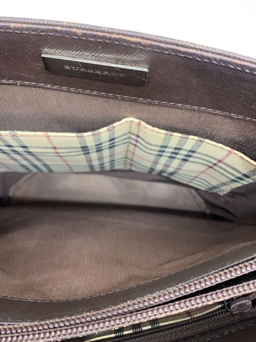 BURBERRY Tote Bag Leather BLK Solid 7