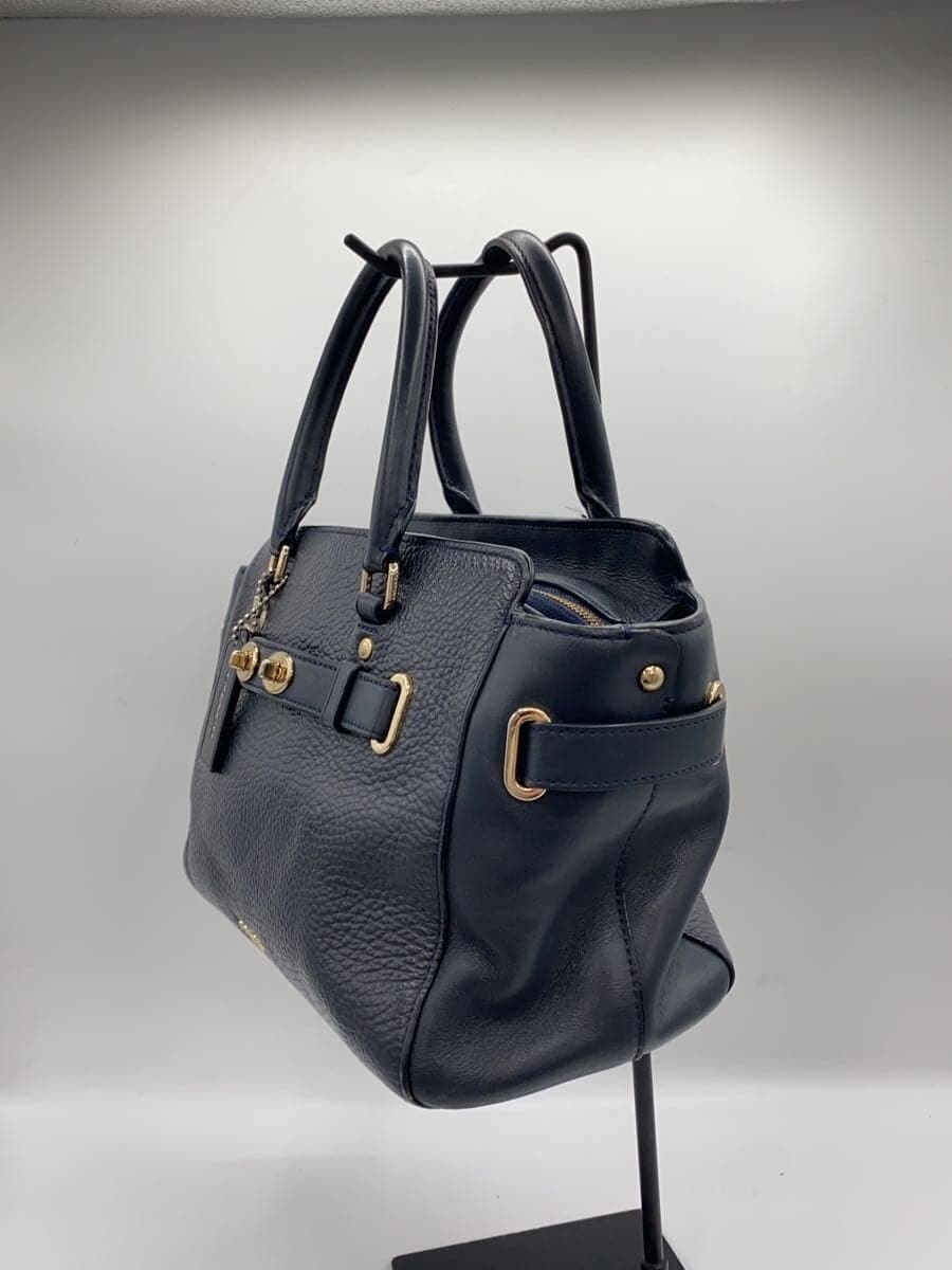 COACH Bag Leather BLK 2