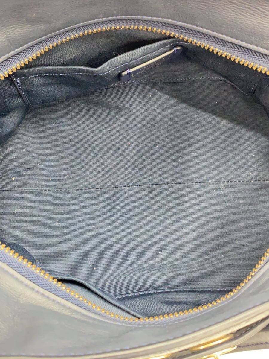 COACH Bag Leather BLK 6