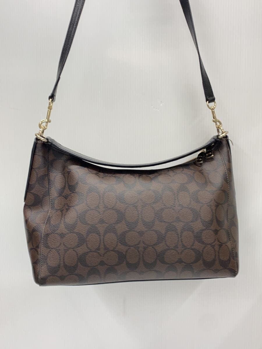 COACH Shoulder Bag_Signature Leather BRW Allover Pattern F34899 3