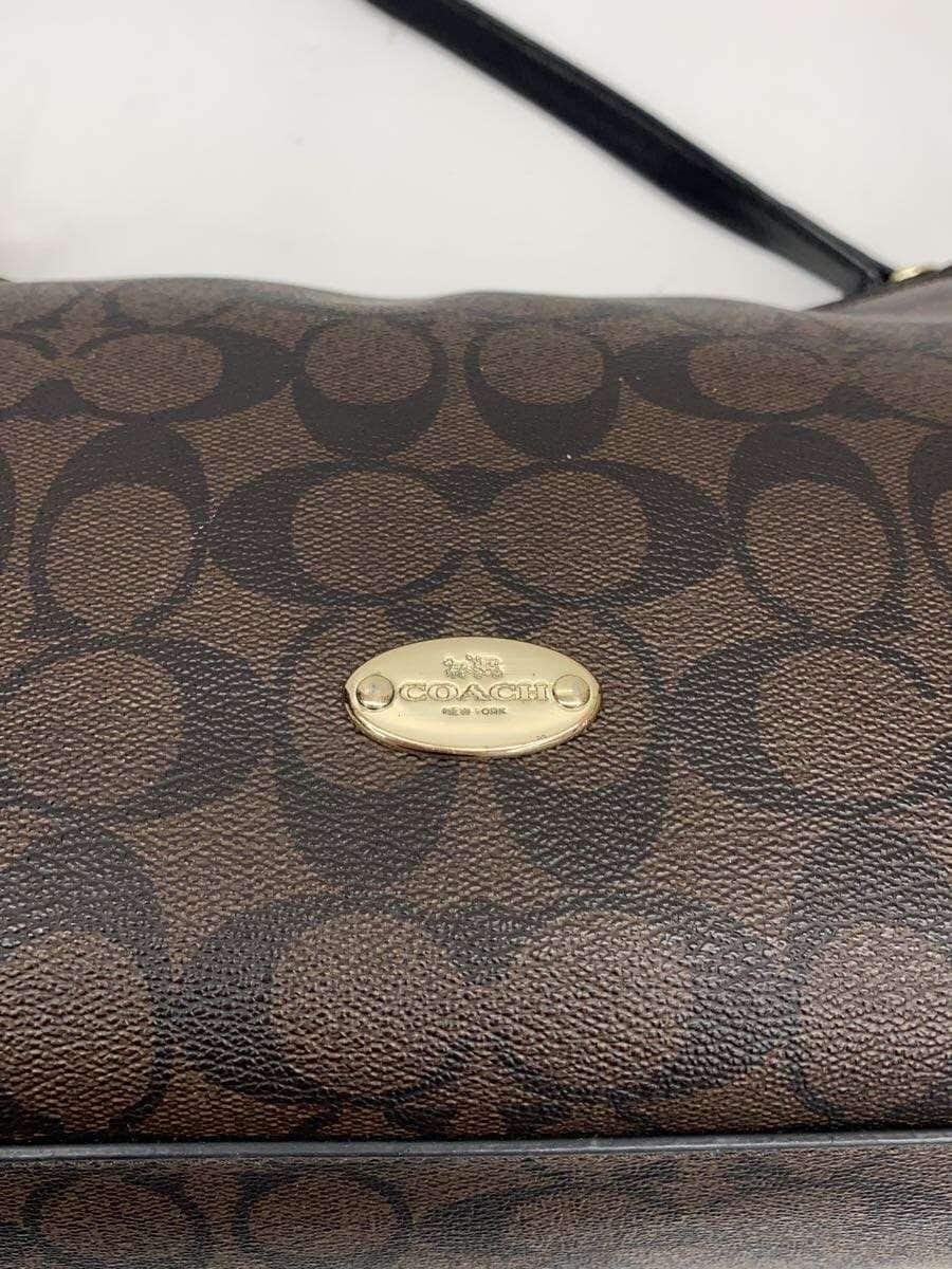 COACH Shoulder Bag_Signature Leather BRW Allover Pattern F34899 5