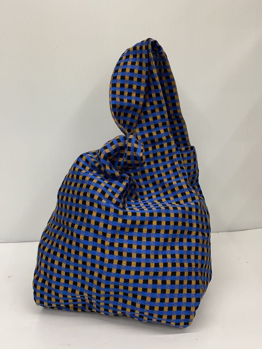 MARNI tote bag cotton multicolor check SHMH0024A0 TCX32 3